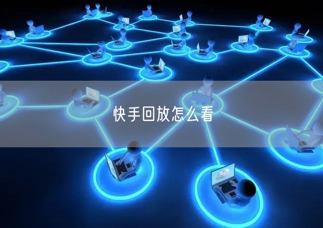 快手回放怎么看
