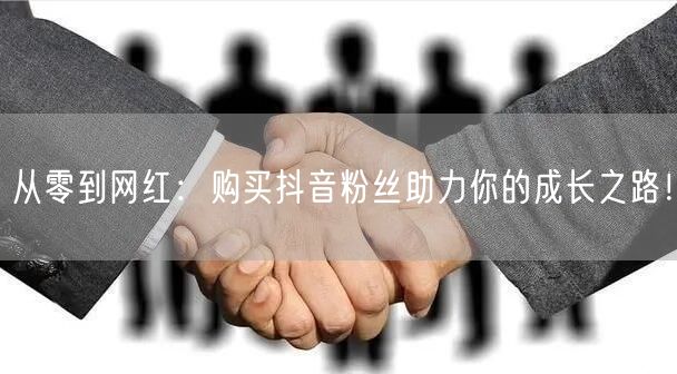 从零到网红：购买抖音粉丝助力你的成长之路！