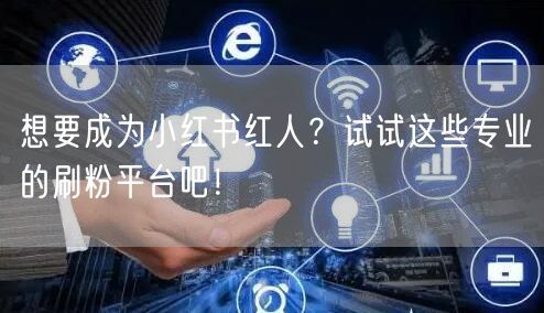 想要成为小红书红人？试试这些专业的刷粉平台吧！
