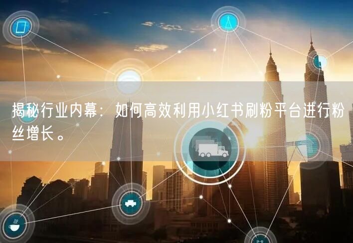 揭秘行业内幕：如何高效利用小红书刷粉平台进行粉丝增长。