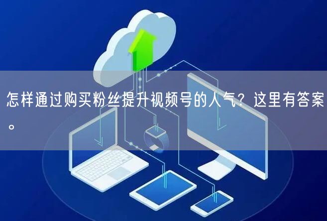 怎样通过购买粉丝提升视频号的人气？这里有答案。