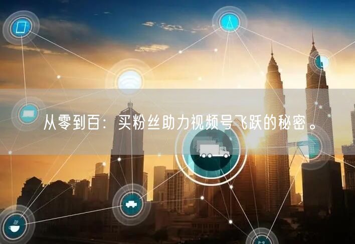 从零到百：买粉丝助力视频号飞跃的秘密。